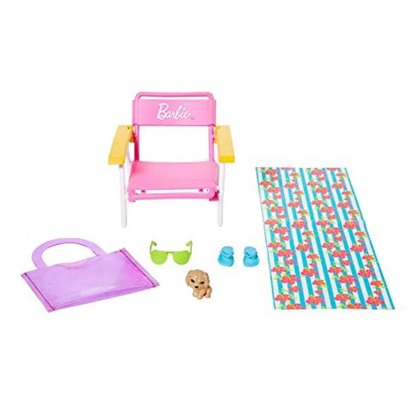 Lounger de praia Barbie, ultraconfortável, resistente