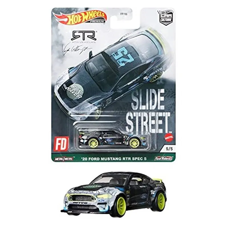 Hot Wheels Carro Cultura Circuito Legends Veículos para 3 Crianças Anos De Idade & Up, Coleção Premium de Cultura de Carros 1:64 Veículos em Escala