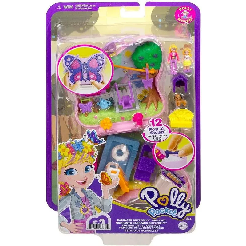 Casa na Arvore - Compacto Jardim da Borboleta - Polly Pocket MATTEL