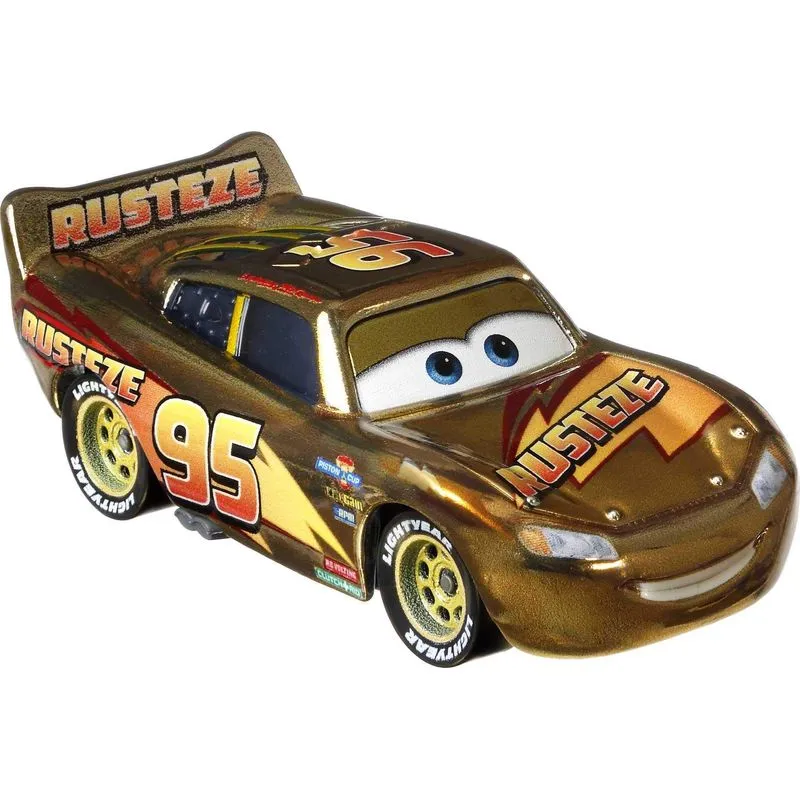 Brinquedo Disney Cars Golden Die-cast Lightning Mcqueen Em Escala 1:55