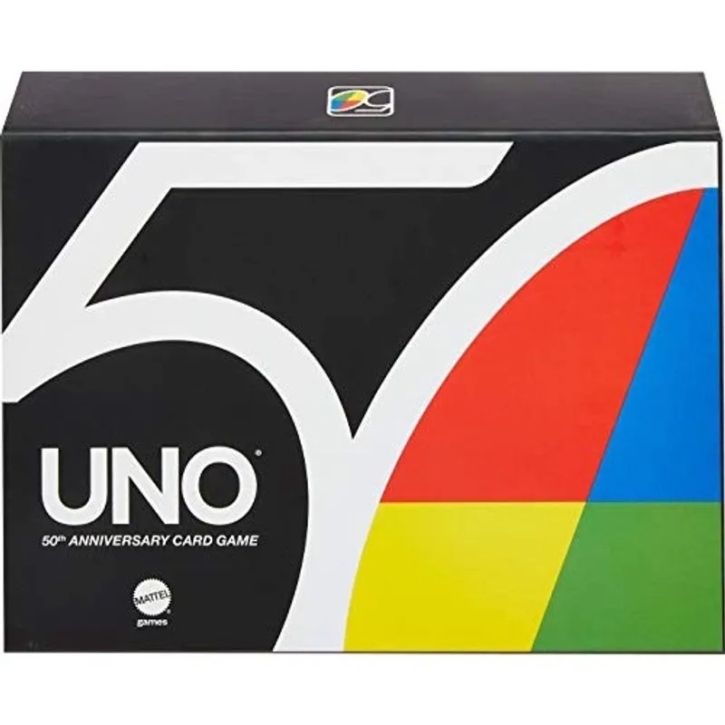 Baralho uno Premium 50 Anos - Comemorativo com Moeda e 112 Cartas