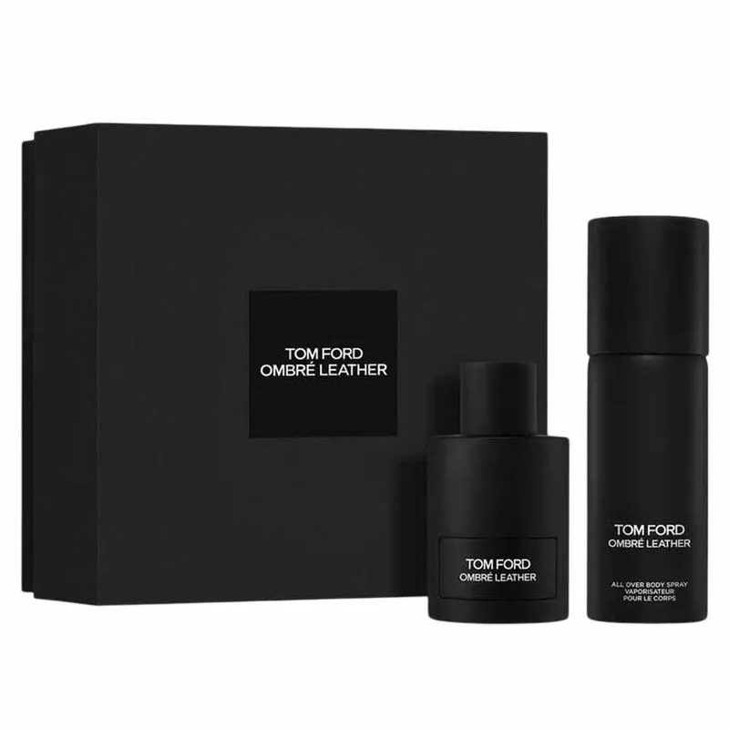 Coffret Kit Tom Ford - Perfume Ombre Leather + Ombré Leather All Over Body Spray Kit