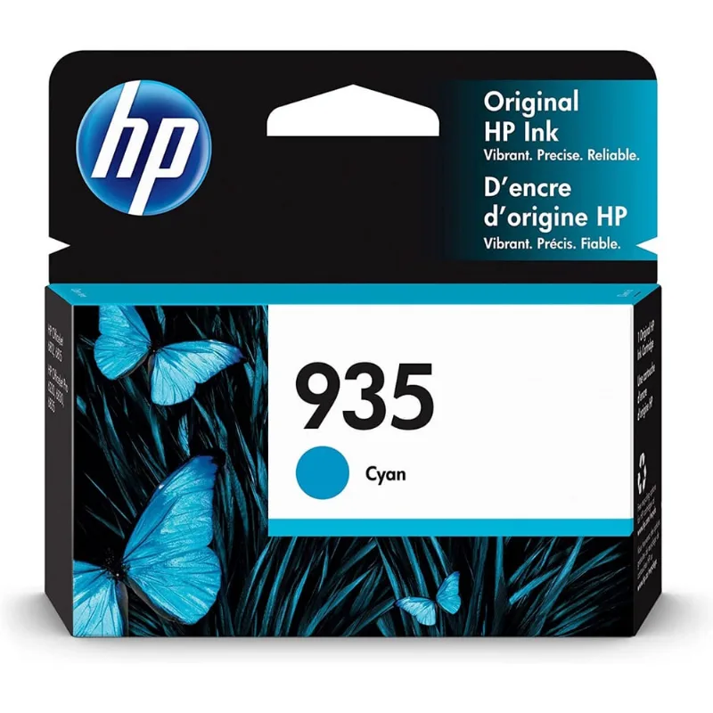 Cartucho de tinta Cyan 935 original Trabalha com o hp OfficeJet 6810; OfficeJet Pro 6230, série 6830 C2P20AN