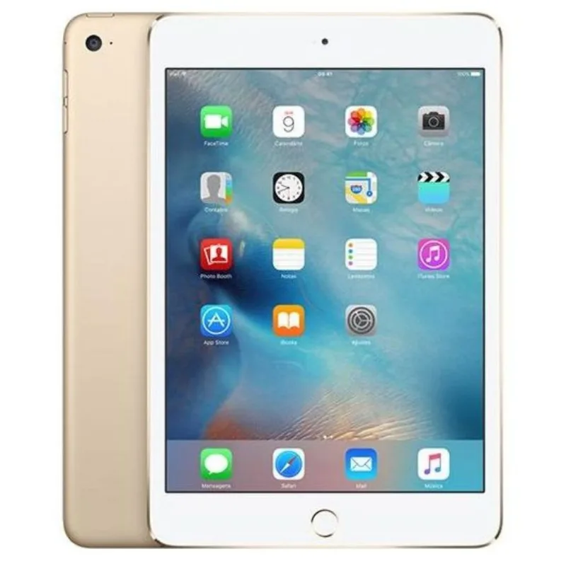 Ipad Mini 4 Apple Wi-Fi 16GB IOS 9 Processador A8 Tela LED 7,9" Câmera 8MP Frontal 1.2MP Dourado