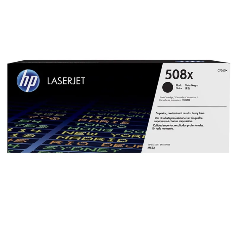 Toner hp CF360X 60X Preto 508X M553DN M-553 M577DN M-577 M553 M577 Original 12.5K