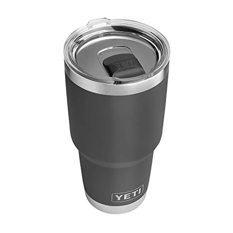 Yeti Rambler 30 oz De aço inoxidável Vácuo Isolado Tumbler w/MagSlider Tampa, Carvão