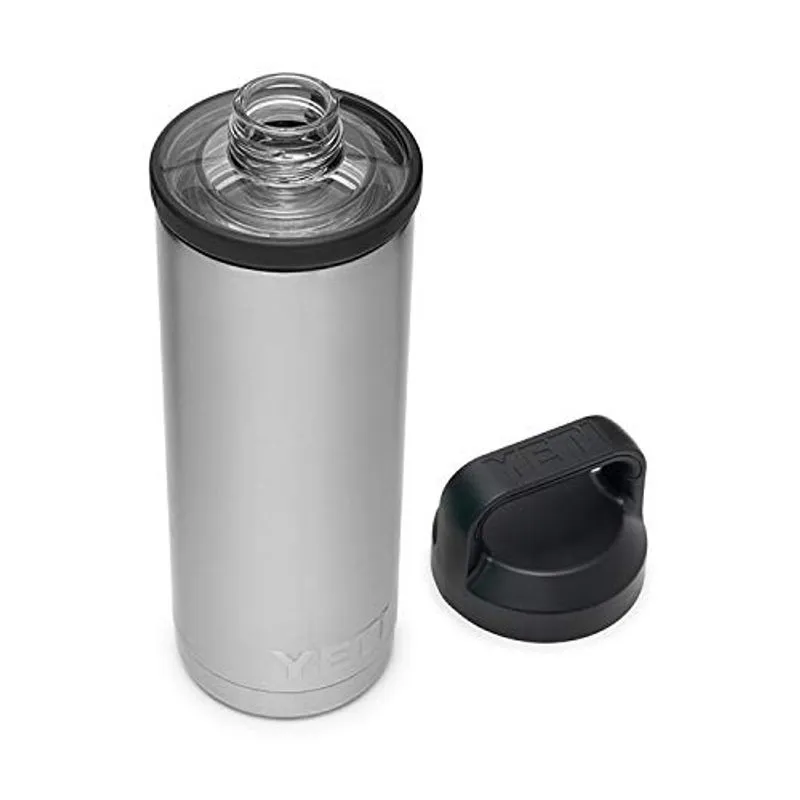 Yeti Rambler 18 oz Garrafa, Vácuo Isolado, Aço Inoxidável com Tampa Chug, Inoxidável
