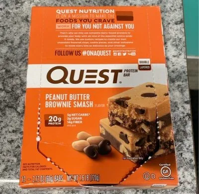 Peanut butter brownie smash