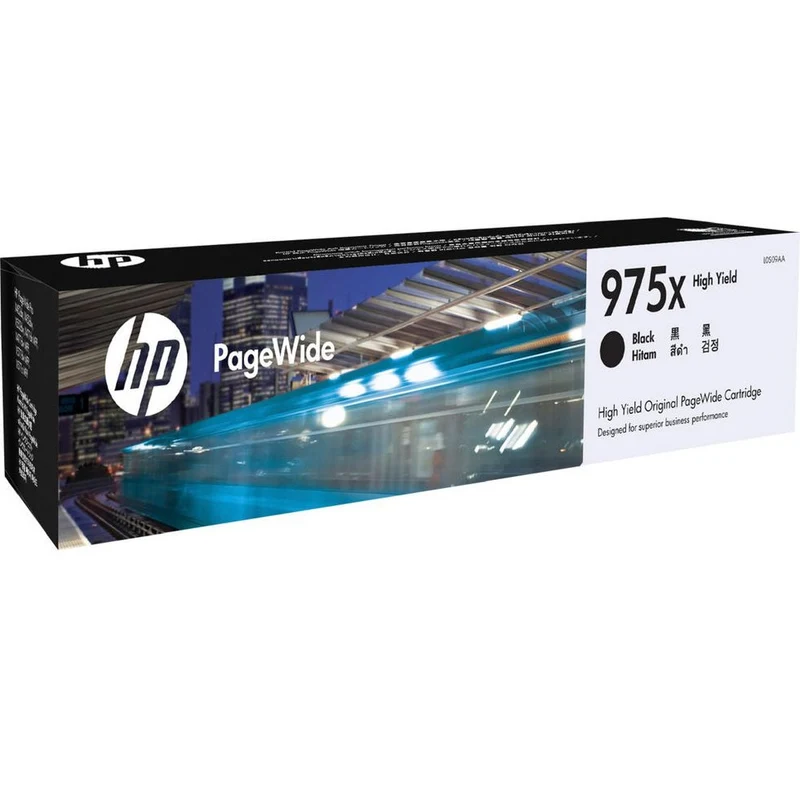 HP L0S09AA 975X Ink Toner Cartridge High Yield PageWide Pro Genuine (Black) SuperOffice