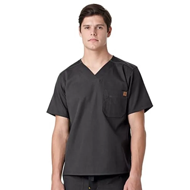 Carhartt Ripstop Utilitário Masculino Scrub Top, Dark Pewter, 3X-Large