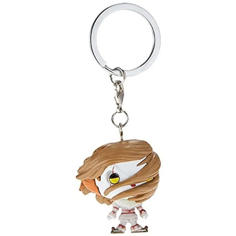 Chaveiro Funko Pop: Horror It - Boneco colecionável Pennywise with Wig, multicolorido