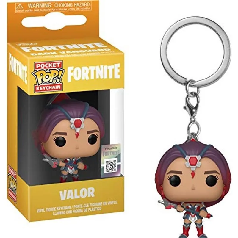 Funko Pop! Chaveiro: Fortnite - Valor Toy, Multicolor