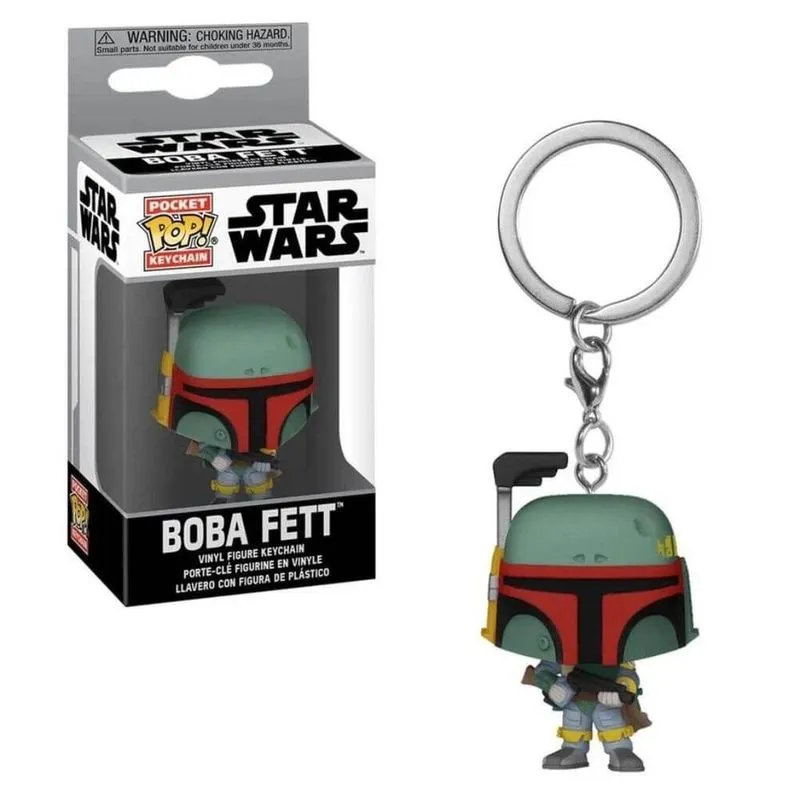 Chaveiro Funko Pocket Pop Keychain Star Wars Boba Fett