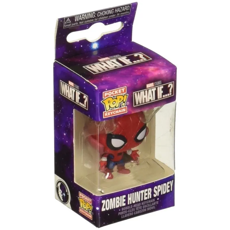 Chaveiro pop: E se? - Aranha caçadora de zumbis, multicolorida, (57402)