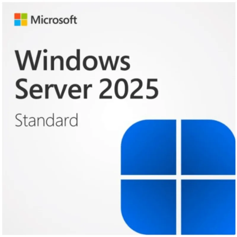 Microsoft Windows Server 2025 Standard 64 Bits 16 Core Chave De Acesso Key Para 1 Servidor Cartão Físico