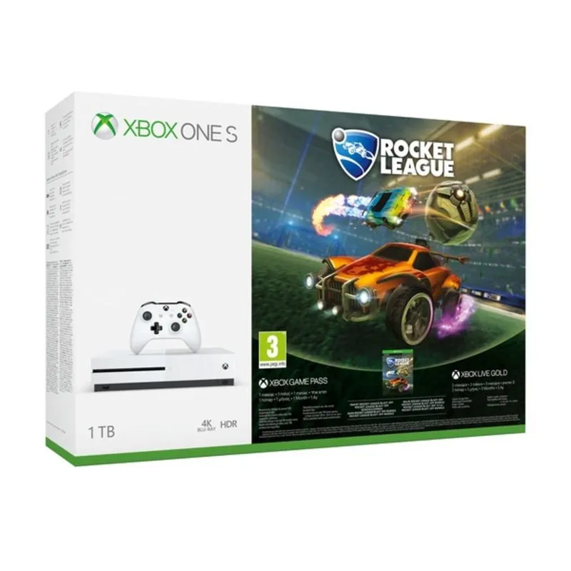 Console xbox one s 1tb com jogo rocket league