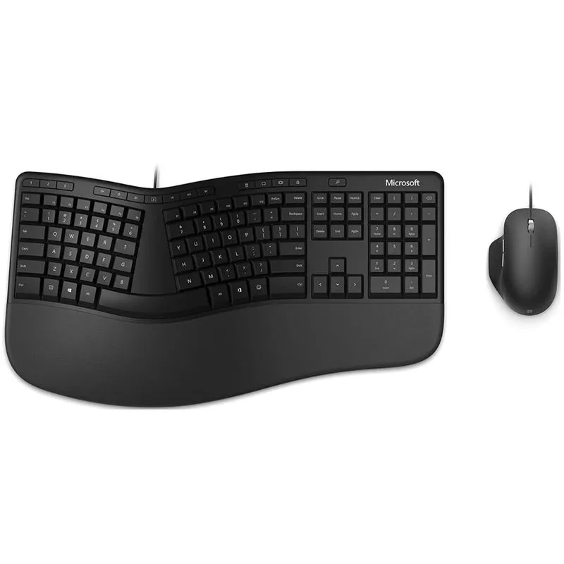 Teclado e Mouse - USB - Microsoft RJU-00001 - Preto