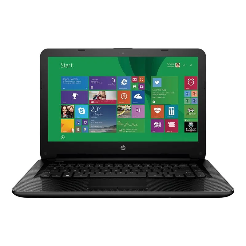 Notebook Hp Celeron 4GB 500GB Windows 10 Tela 14" HP 14 ac102br Preto