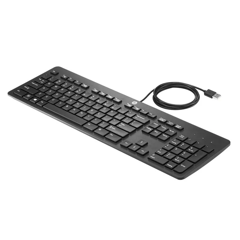 Teclado HP USB Business Slim N3R87AA - Preto