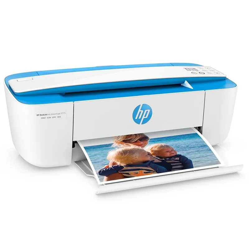 Impressora Multif Jato Color Dj 3775/3776 19p Wifi J9v87a Hp