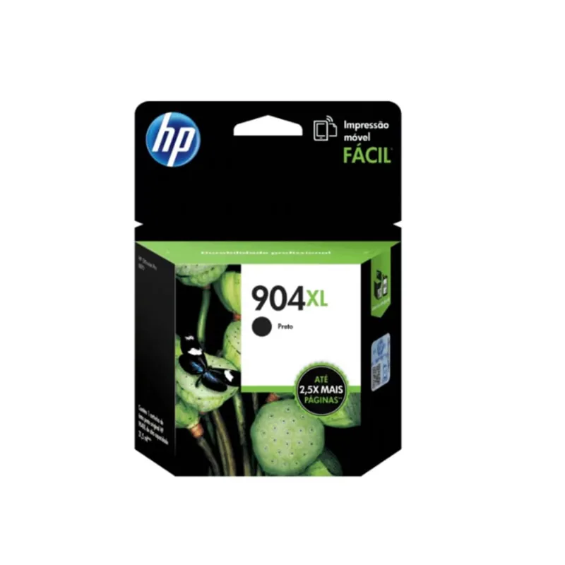 Cartucho hp T6M16AL nº 904XL preto hp