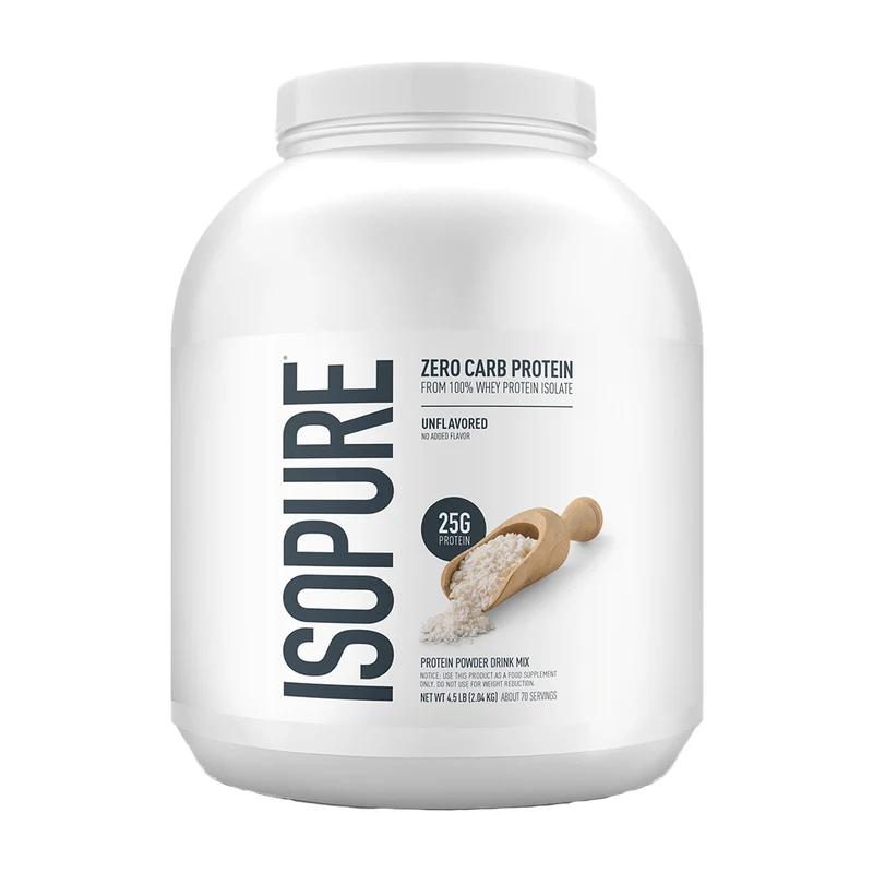 ISOPURE ZERO CARB PROTEIN 4.5 LB SIN SABOR