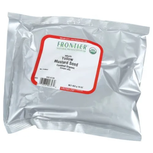 Semente De Mostarda Amarela Inteira Orgânica De 16 Oz Por Frontier Coop