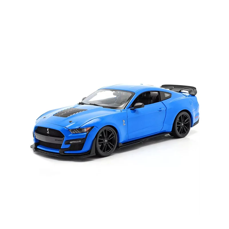 Maisto Licensed 1:18 Scale Ford Mustang Shelby GT-500 2020 Diecast Model Car Blue Above Toys