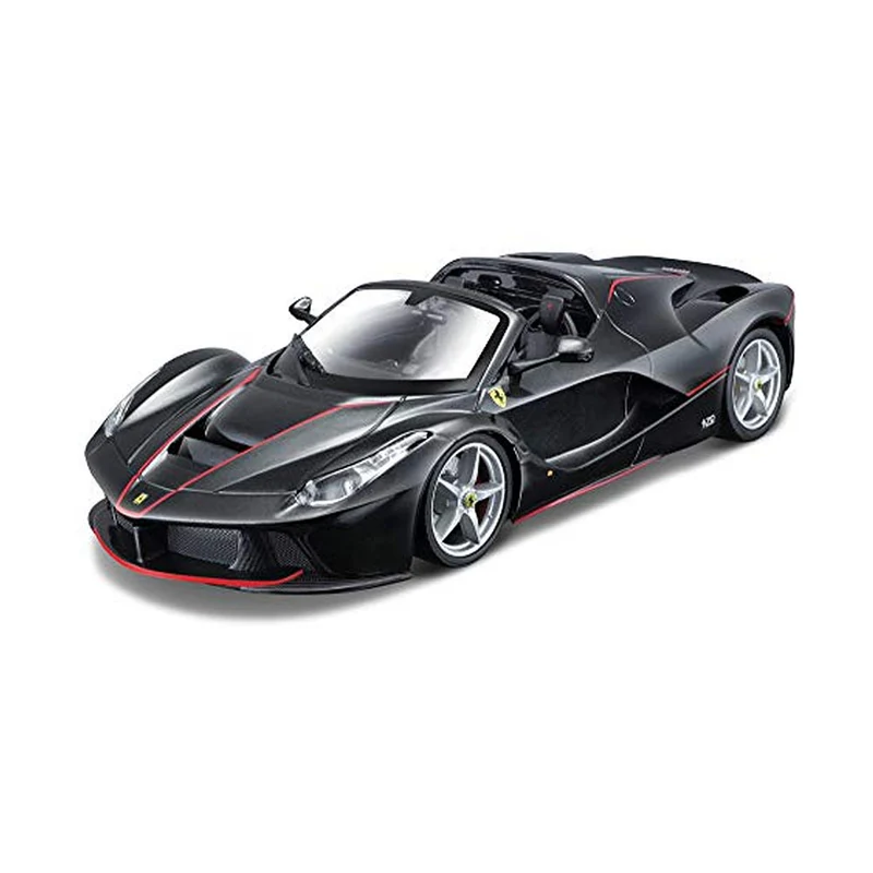 Maisto Licensed 1:24 Scale Assembly Line LaFerrari Aperta 2018 Diecast Model Car Black Hobbyco