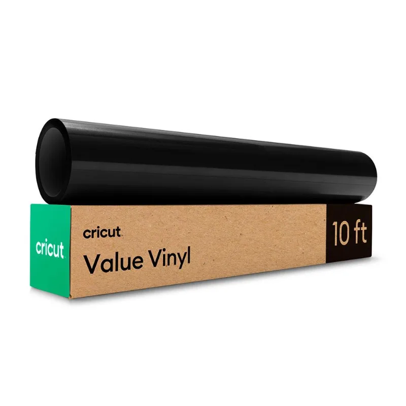 Vinil Value Preto Cricut 30,5 X 3 Metros 01 Unid