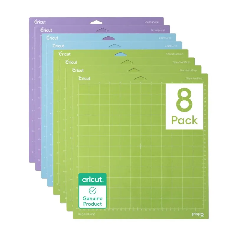Tapetes De Corte Cricut 30x30 Variados Pack X8 Unidades 2012133