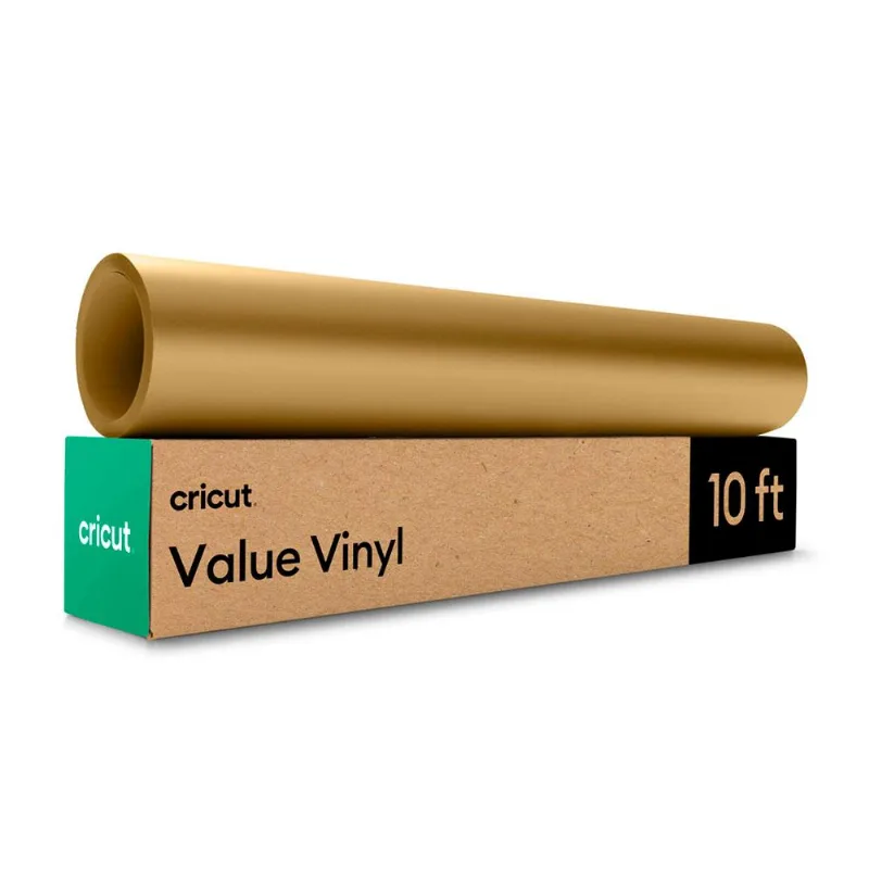 Vinil Value Fosco Dourado Cricut 30,5 X 3 Metros 01 Unid