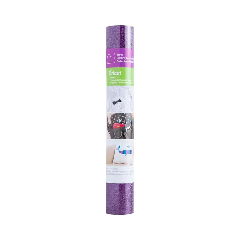 Transfer Glitter Roxo Eggplant - Cricut - 30,5 X 48cm - 1 Und