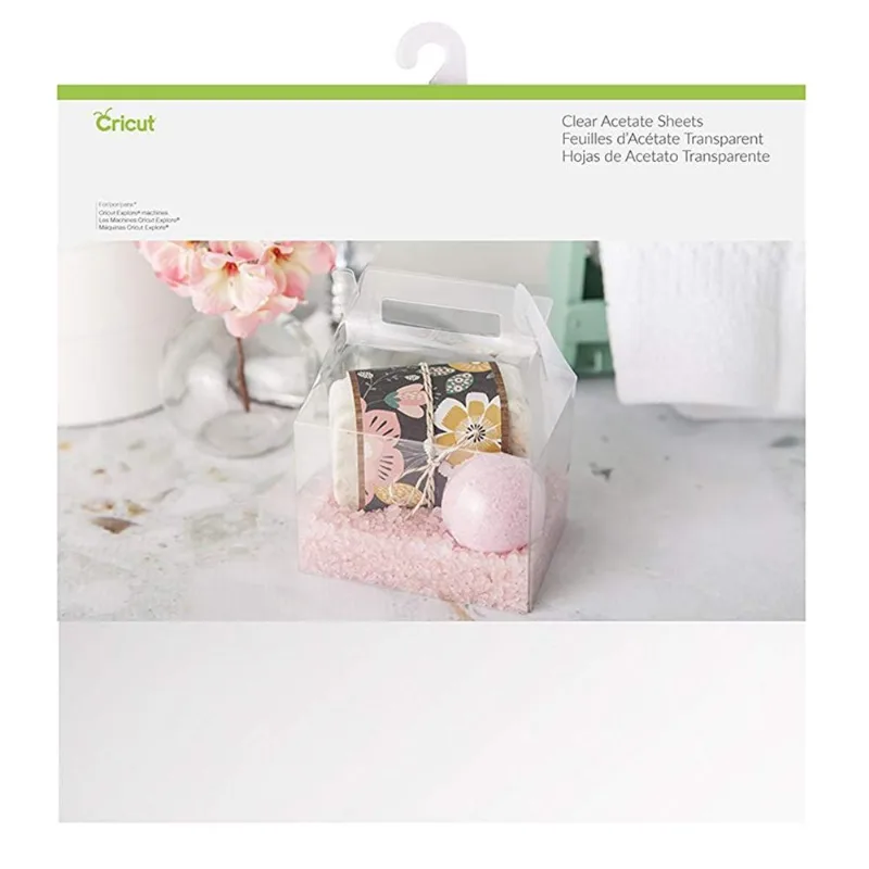 Acetato Transparente Cricut - 30x30cm - 06 Folhas