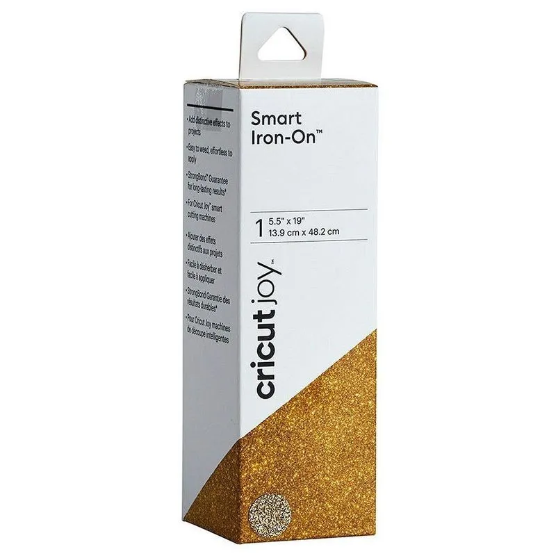 Transfer Para Tecidos Cricut Joy Smart 14x60cm - Dourado