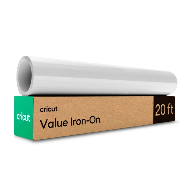 Vinilo Termotransferible Cricut Value Iron-On Blanco 12 x 20"