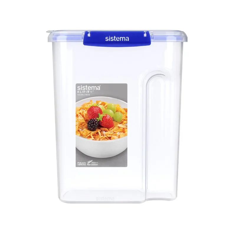 Sistema® Klip it Plus hermético para cereal 4,2 L