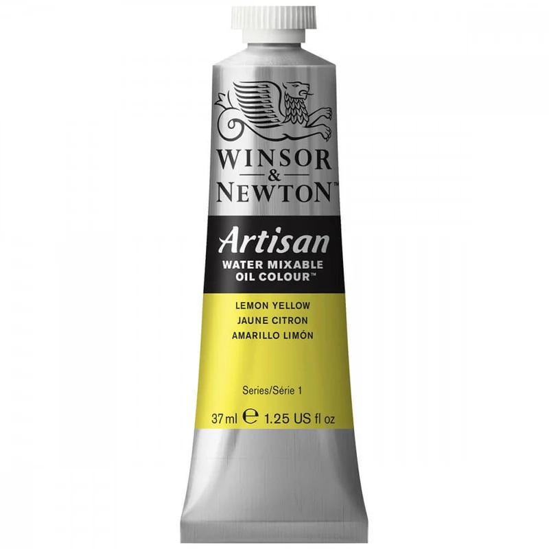 Tinta Óleo Solúvel em Água Winsor & Newton Artisan 37ml S1 346 Lemon Yellow