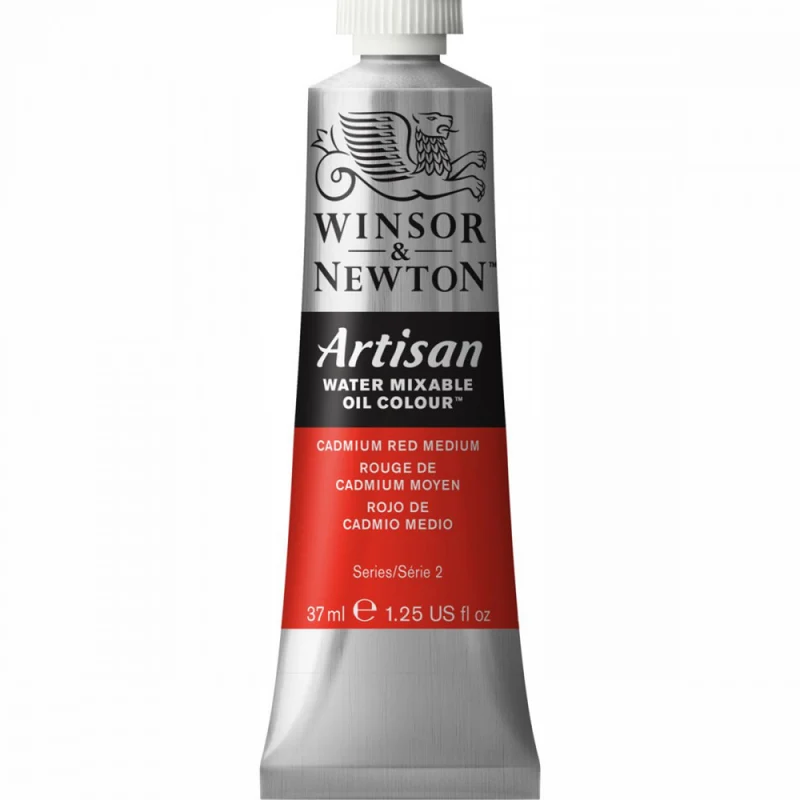 Tinta Óleo Solúvel em Água Winsor & Newton Artisan 37ml S2 099 Cadmium Red Medium