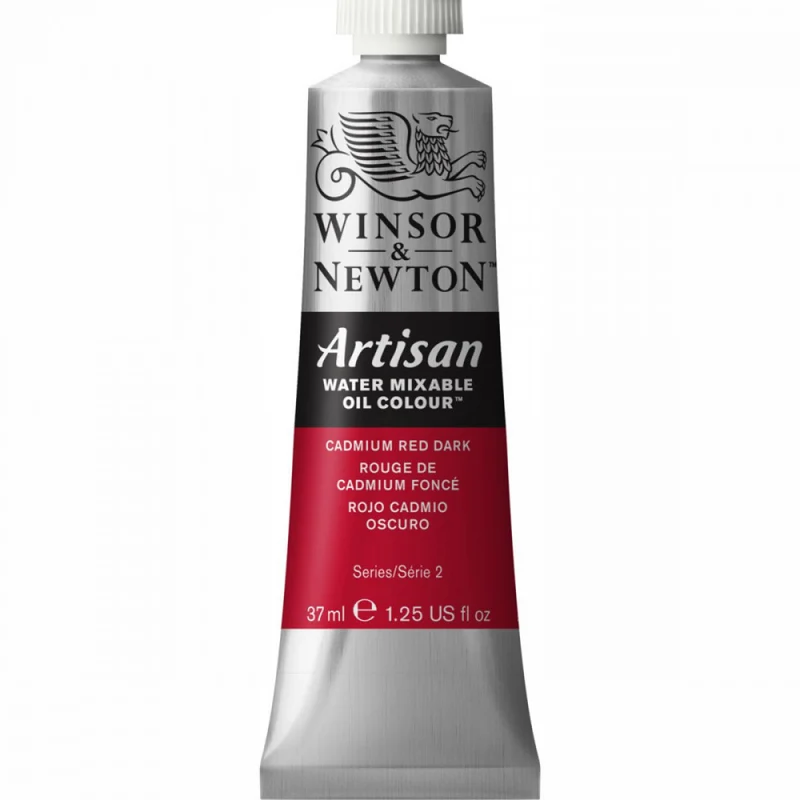 Tinta Óleo Solúvel em Água Winsor & Newton Artisan 37ml S2 104 Cadmium Red Dark