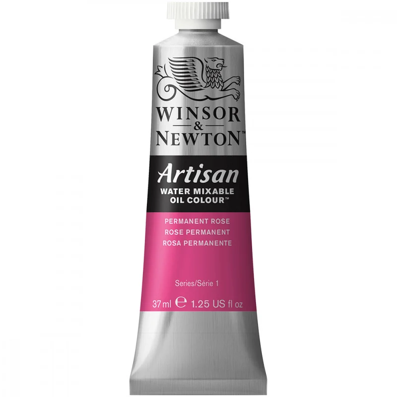 Tinta Óleo Solúvel em Água Winsor & Newton Artisan 37ml S1 502 Permanent Rose