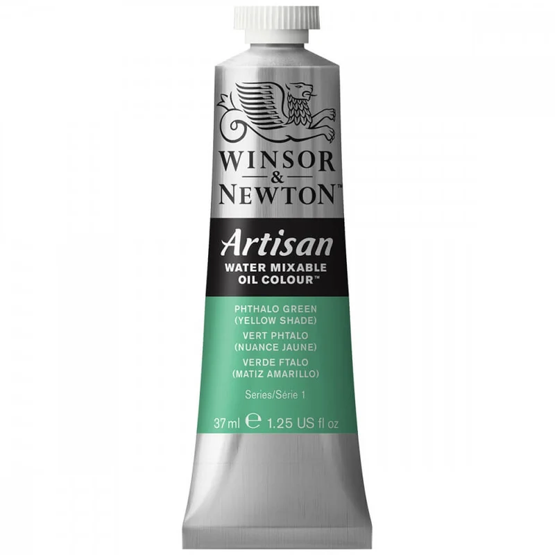 Tinta Óleo Solúvel em Água Winsor & Newton Artisan 37ml S1 521 Phthalo Green