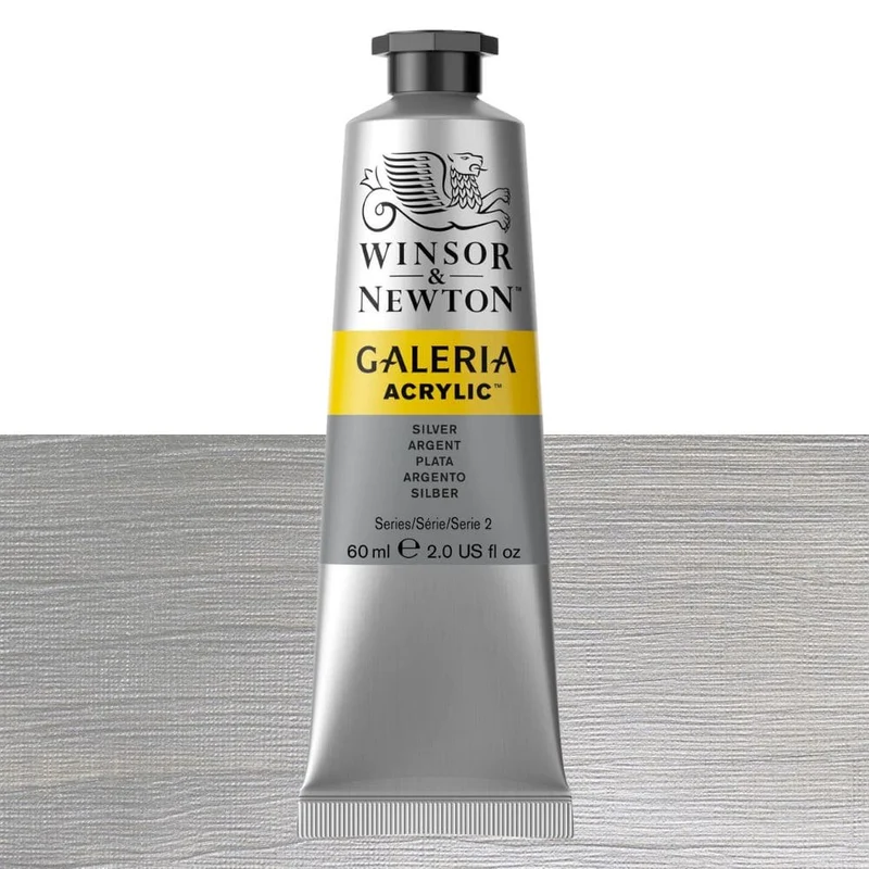 Tinta Acrílica Galeria Winsor & Newton 60ml 617 Silver