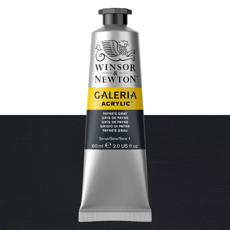 Tinta Acrílica Galeria Winsor & Newton 60ml 465 Payne's Gray