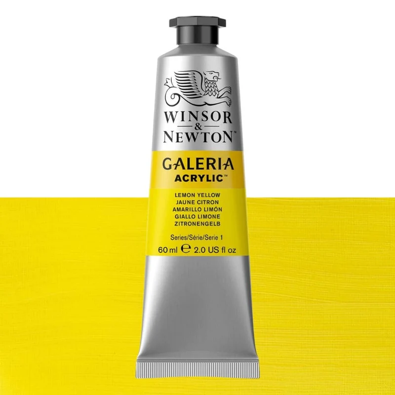Tinta Acrílica Galeria Winsor & Newton 60ml 346 Lemon Yellow