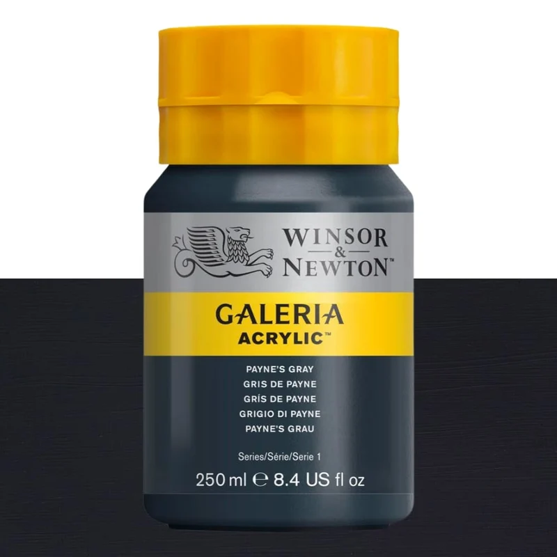 Tinta Acrílica Galeria Winsor & Newton 250ml 465 Payne's Gray