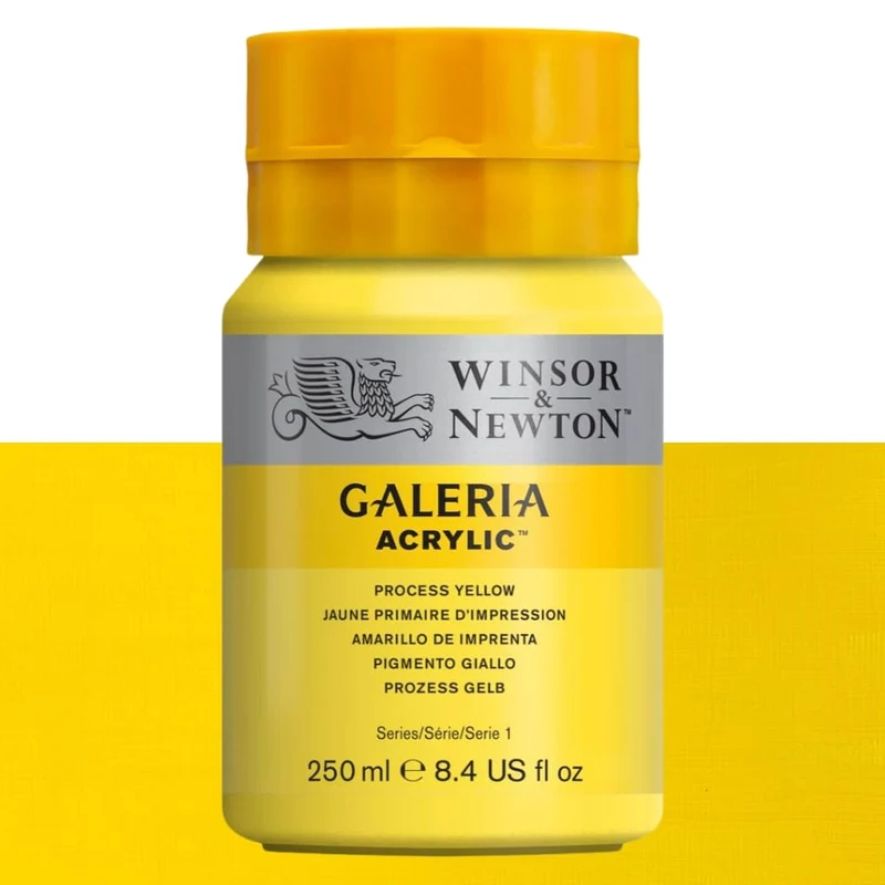 Tinta Acrílica Galeria Winsor & Newton 250ml 527 Process Yellow
