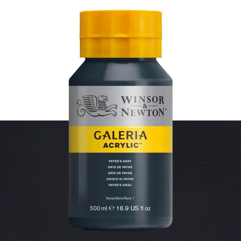 Tinta Acrílica Galeria Winsor & Newton 500ml 465 Payne's Gray