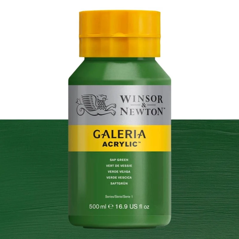Tinta Acrílica Galeria Winsor & Newton 500ml 599 Sap Green