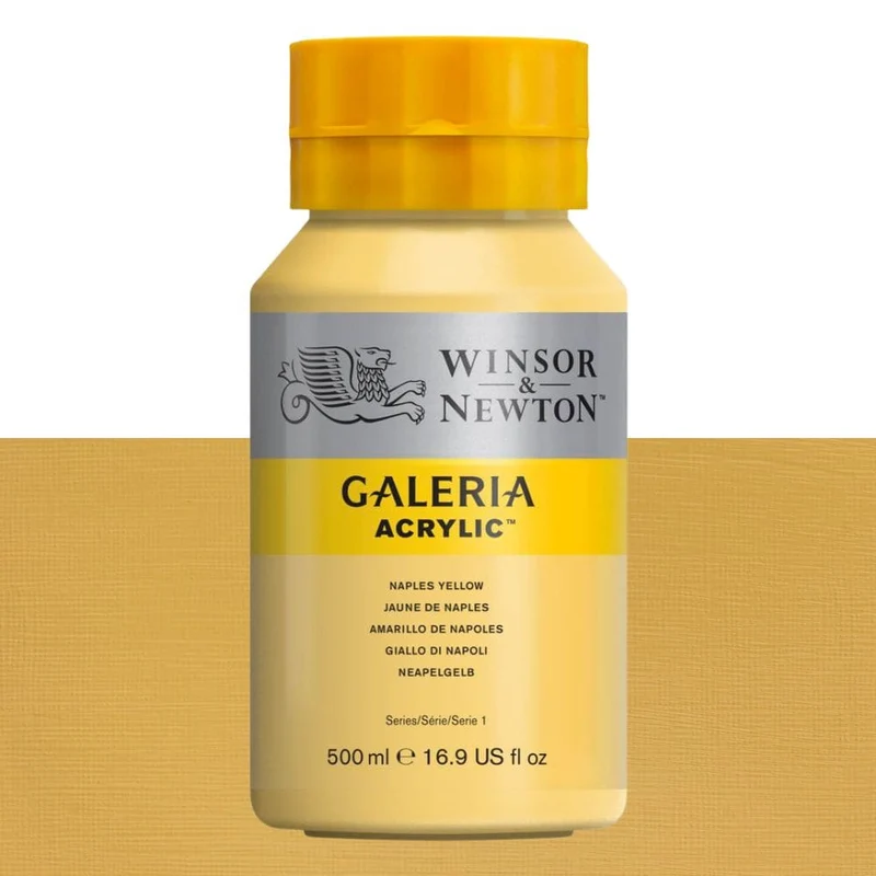 Tinta Acrílica Galeria Winsor & Newton 500ml 422 Naples Yellow